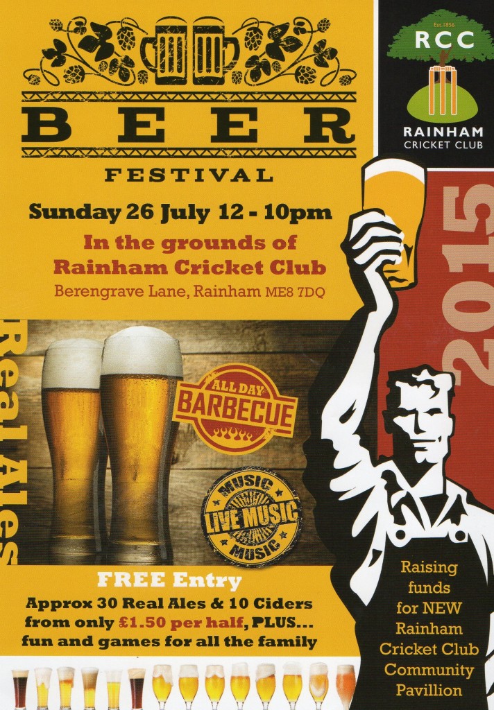 Beer Festival 2015 – Rainham Cricket Club